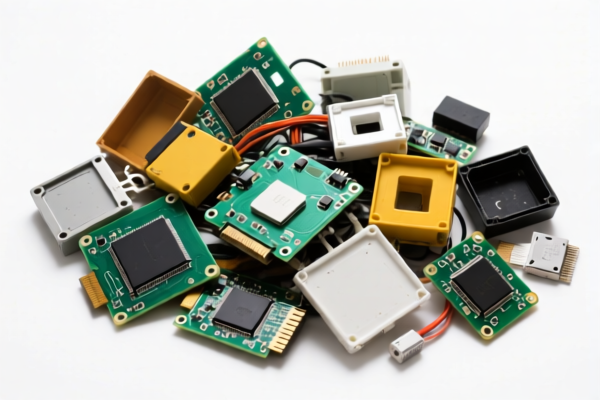 Mixed electronic waste materials