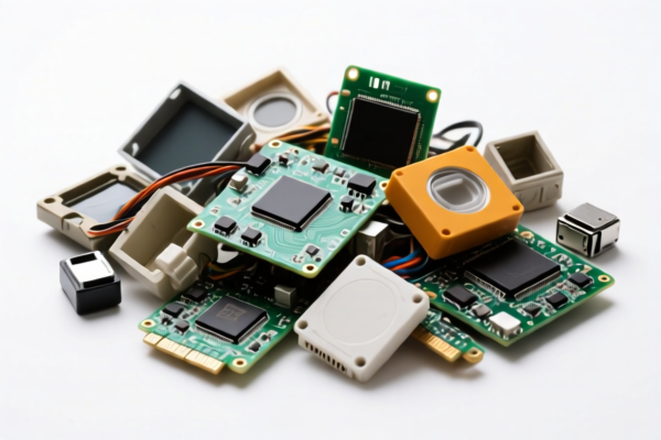 Mixed electronic waste materials