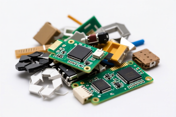 Recycled electronic waste materials