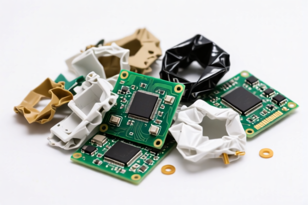 Recycled electronic waste materials
