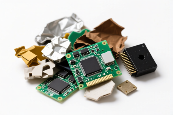 Recycled electronic waste materials