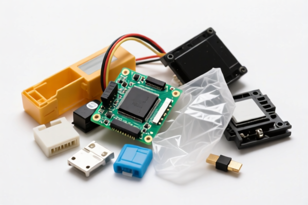 Waste electronic device plastic materials