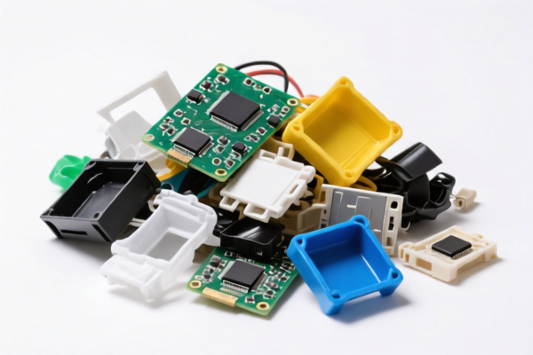 Waste electronic device plastic scrap