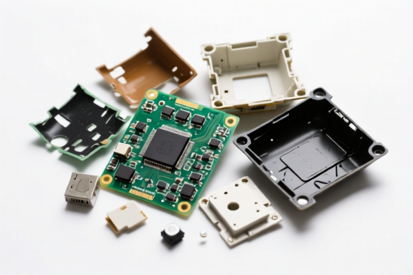 Waste electronic device shell materials