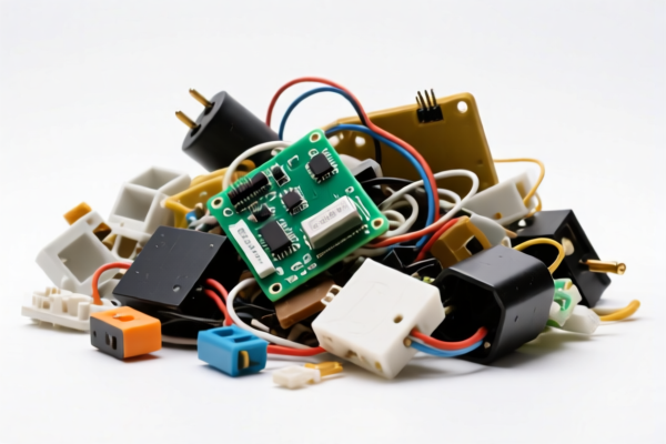 Waste electronic device storage scrap
