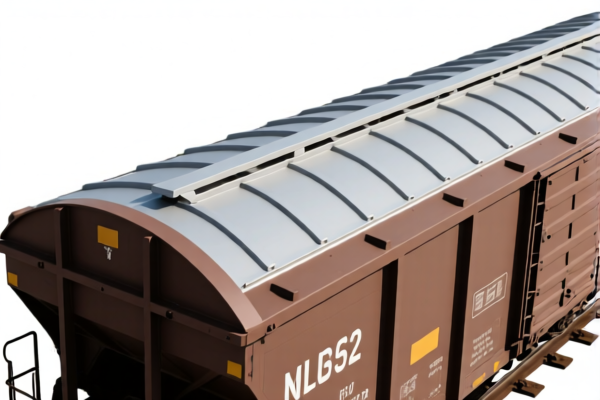 Railway freight car roof