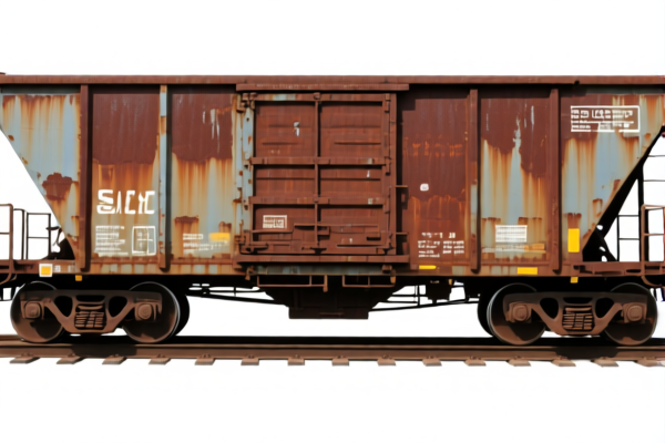 Railway freight car rustproof paint
