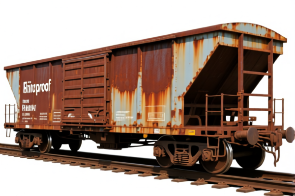Railway freight car rustproof paint