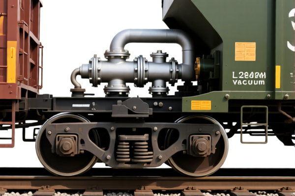 Railway freight car vacuum brake system