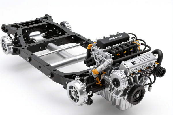 Medium Vehicle Engine Chassis