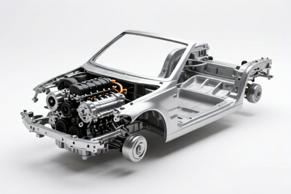 Chassis with Engine for Automobiles