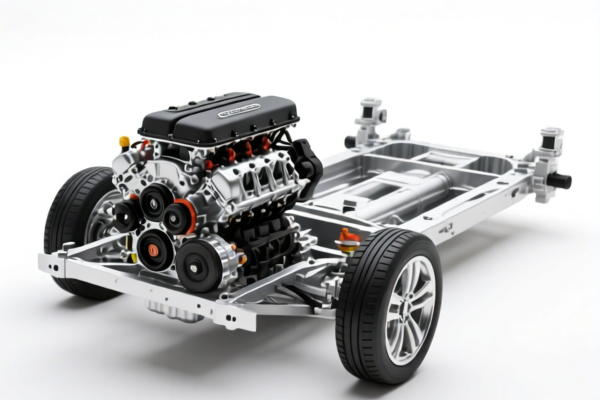 Chassis with Engine for Automobiles