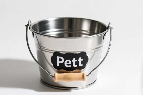 Image for 10PCS STAINLESS STEEL PET LABEL BUCKET