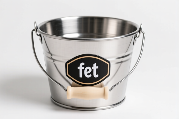 Image for 10PCS STAINLESS STEEL PET LABEL BUCKET