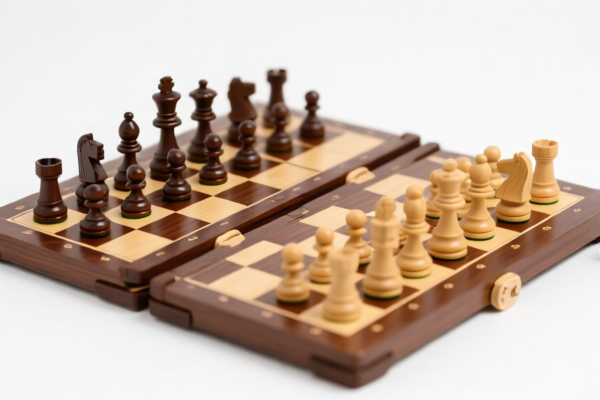 Image for 3 IN1 FOLDING WOODEN CHESS