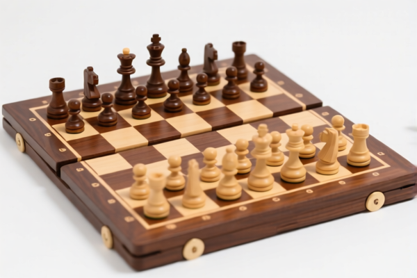 Image for 3 IN1 FOLDING WOODEN CHESS