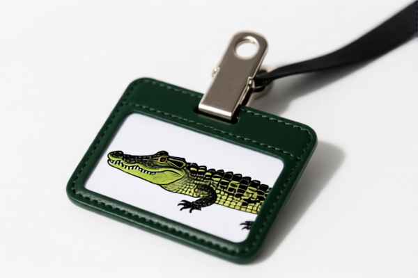 Alligator Clip ID Holder Horizontal Card Holder Vertical Card Holder