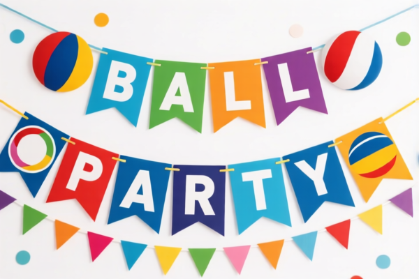 Ball Party Banner