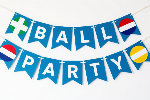 Ball Party Banner