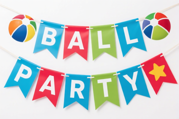 Ball Party Banner
