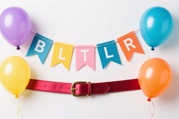 Balloon Banner Ribbon Belt