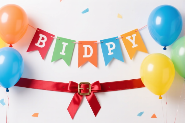Balloon Banner Ribbon Belt