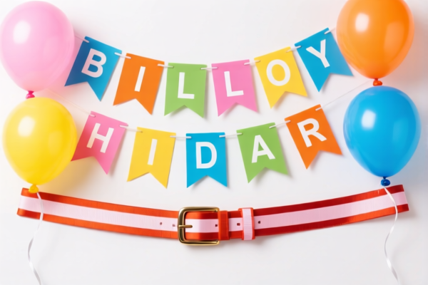 Balloon Banner Ribbon Belt