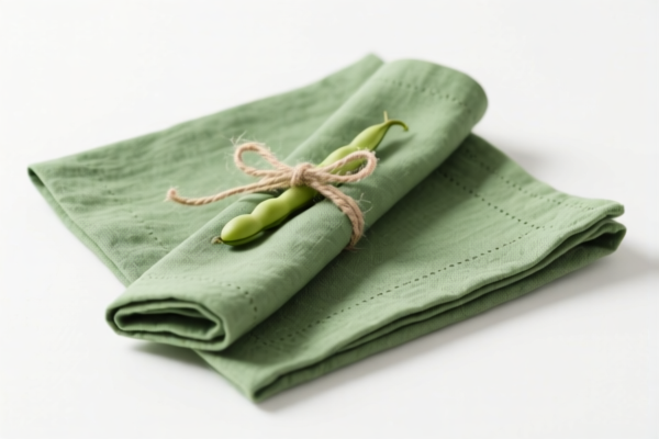 Bean Green Linen Napkin Set