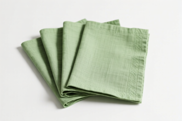 Bean Green Linen Napkin Set