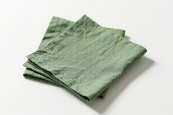Bean Green Linen Napkin Set