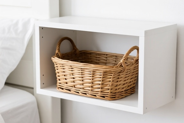 Bedside Shelf Basket