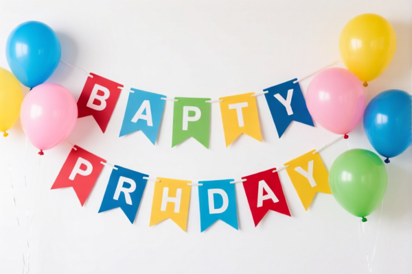 Birthday Party Balloon Banner
