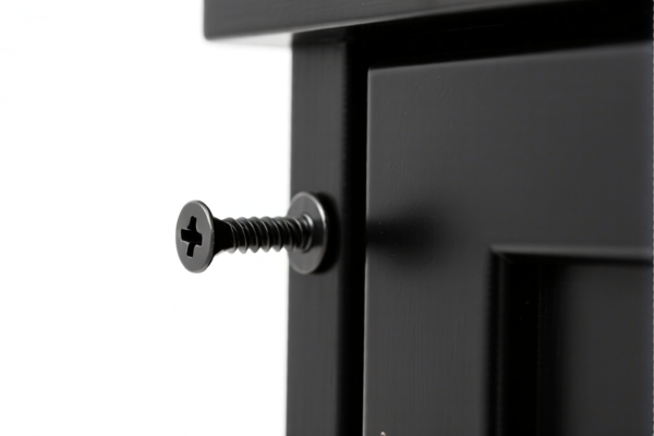 Black Cabinet Adjustment Screw