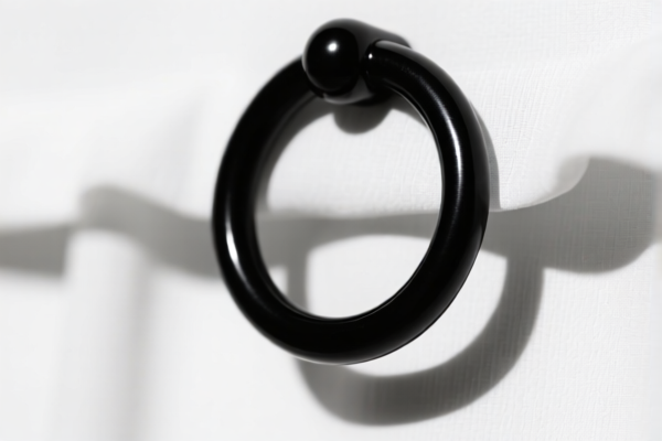 Black Curtain Ring