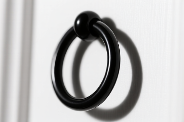 Black Curtain Ring
