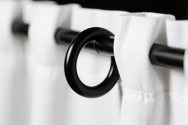 Black Curtain Ring
