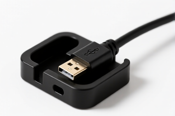 Black Data Cable Holder