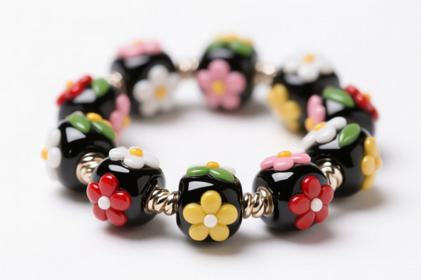 Boxed Floral Beads