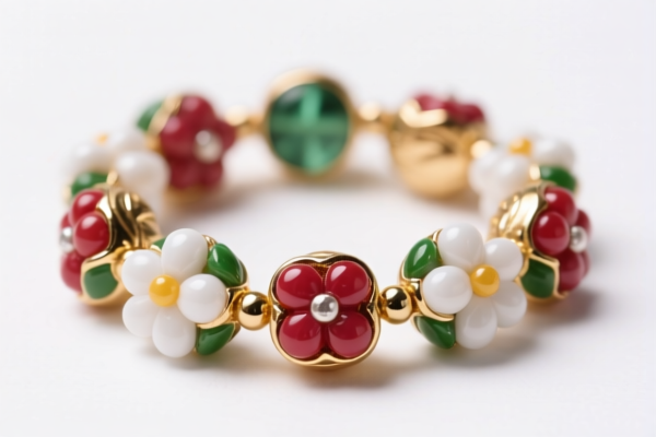 Boxed Floral Beads