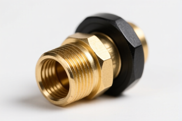 Brass Plug with Black Washer