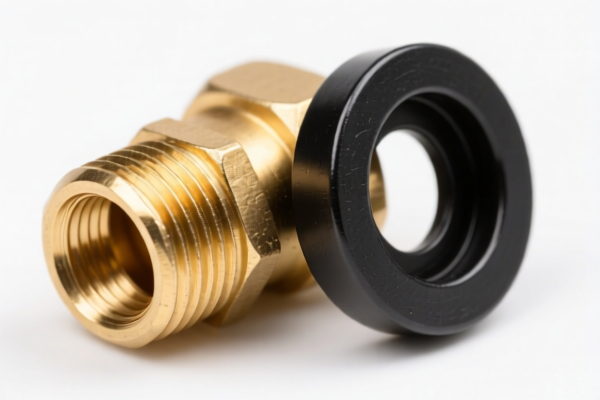Brass Plug with Black Washer