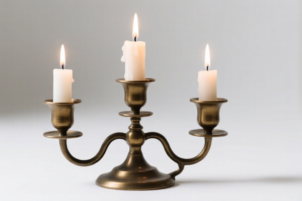 Image for GLASS CANDLE HOLDER