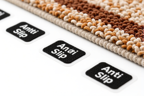 Image for 14 BLACK SQUARE CARPET ANTI SLIP STICKERS