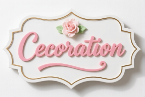 Cake Decoration Sign