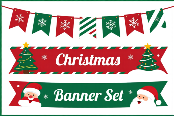 Christmas Banner Set