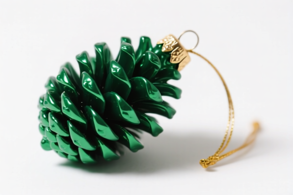 Christmas Plastic Pinecone Ornament