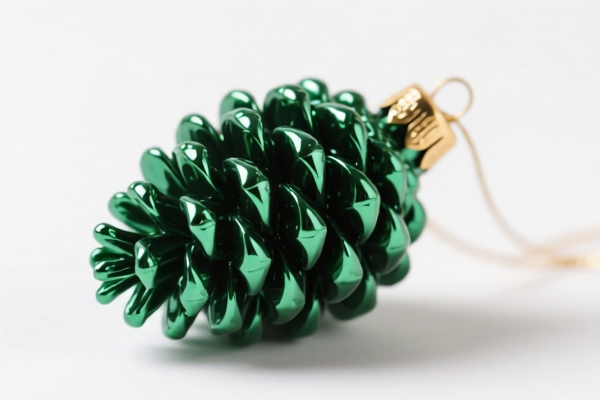Christmas Plastic Pinecone Ornament