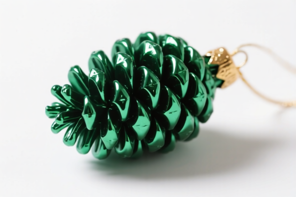 Christmas Plastic Pinecone Ornament