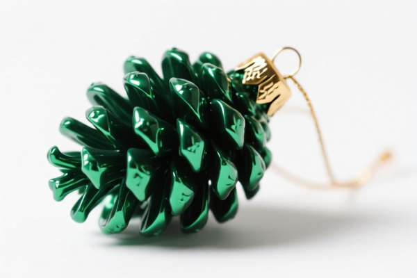 Christmas Plastic Pinecone Ornament