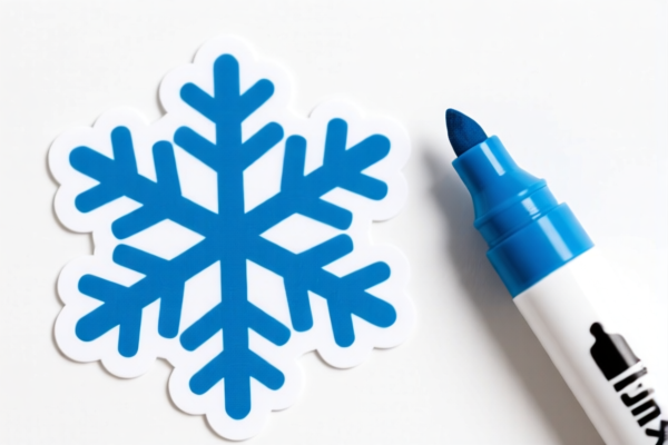 Christmas Snowflake Sticker Marker